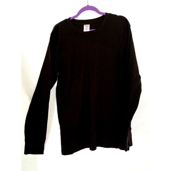 Mens Extra Large XL Long Sleeved black pullover waffle knit shirt by Joe Boxer - Picture 1 of 5